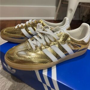Adidas Kids Samba Gold Sneakers
